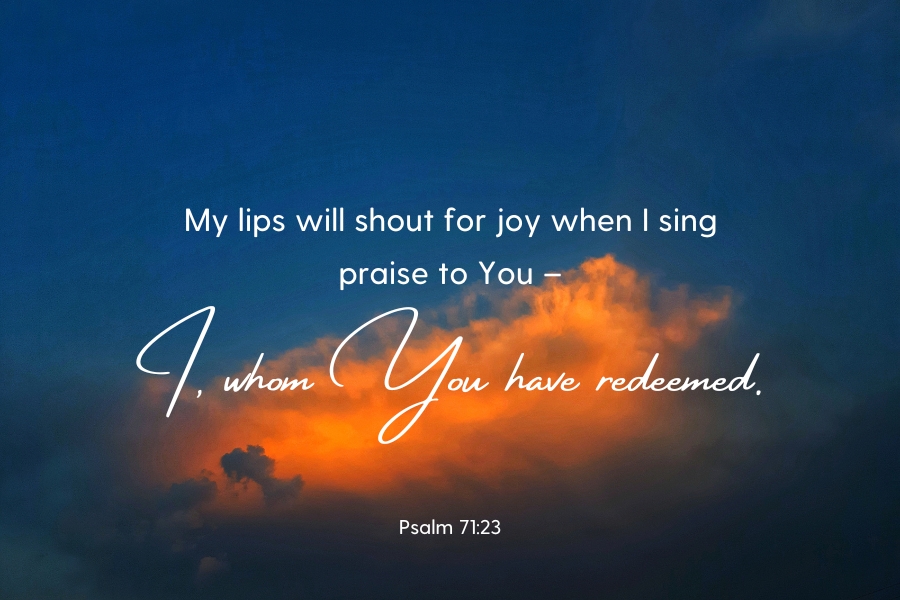Psalm 71:23